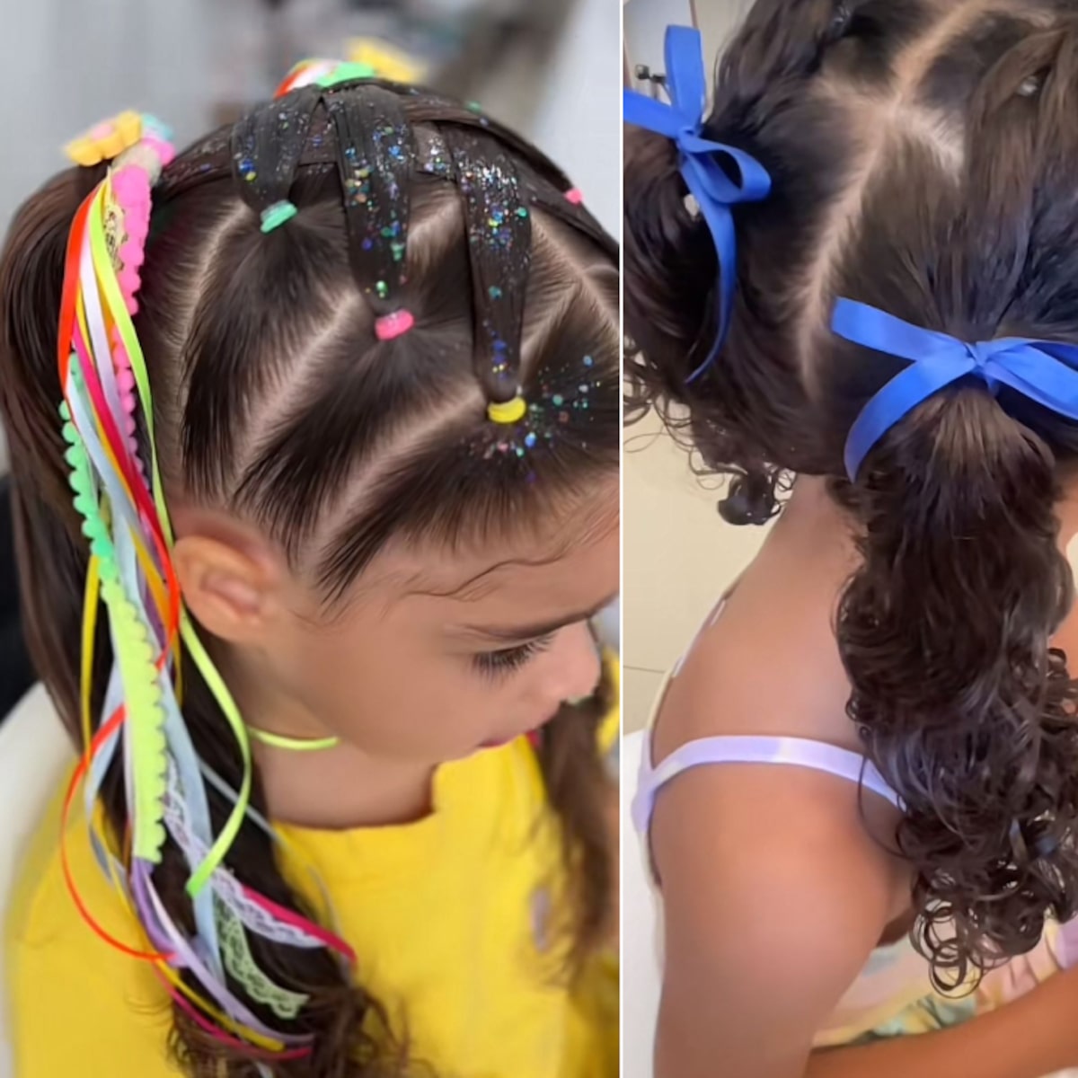 penteado junino infantil simples 7