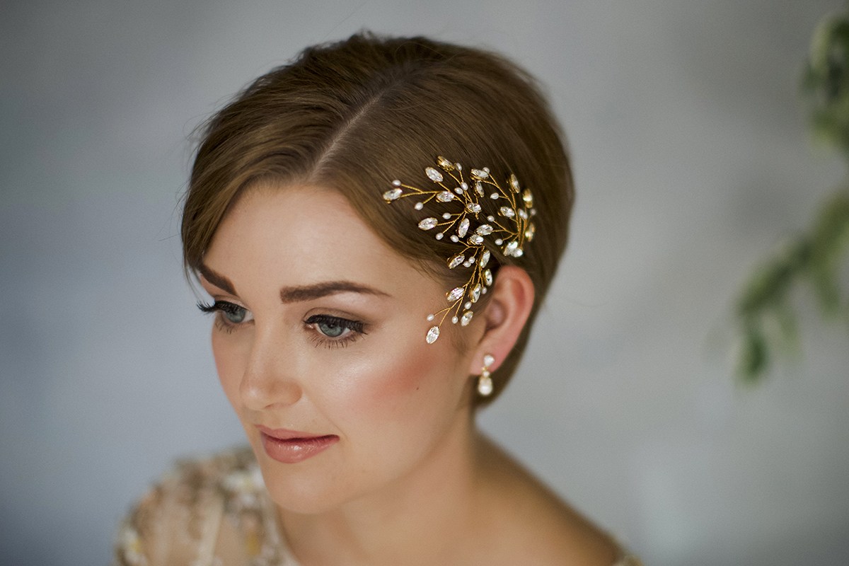 Penteado cabelo curto simples
