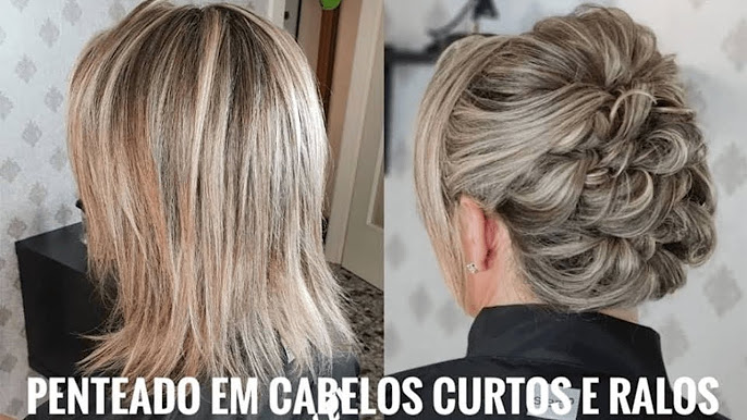 Cabelo curto com trança