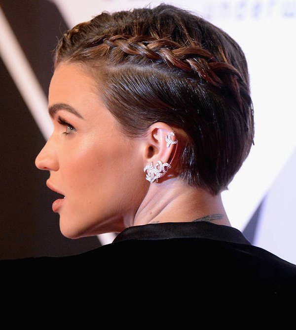 Penteado cabelo curto simples
