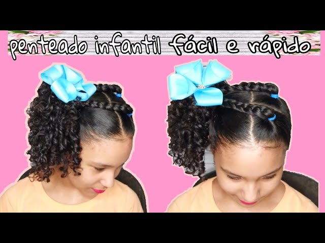 penteado infantil rápido