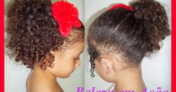Penteados para cabelo crespo infantil