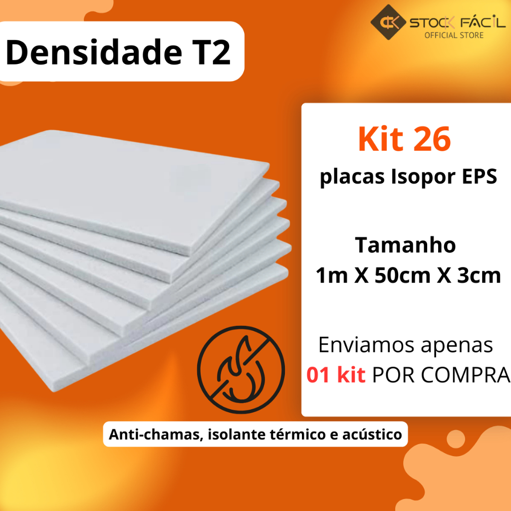 forro de isopor 30mm