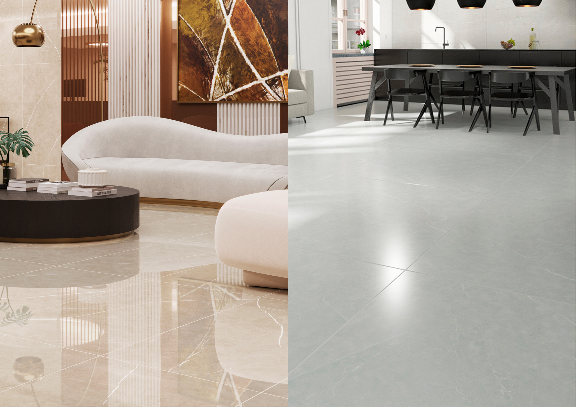 diferença porcelanato acetinado polido