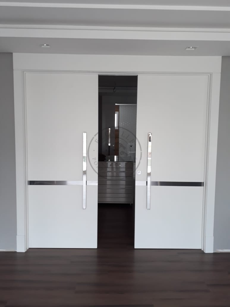 porta de correr duas folhas sala