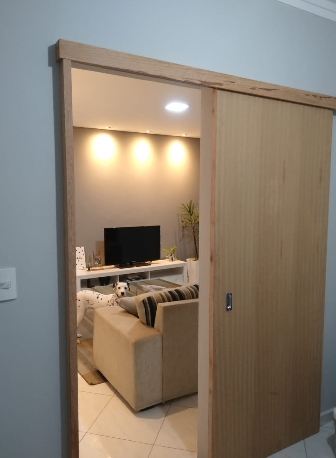 porta de correr para quarto pequeno