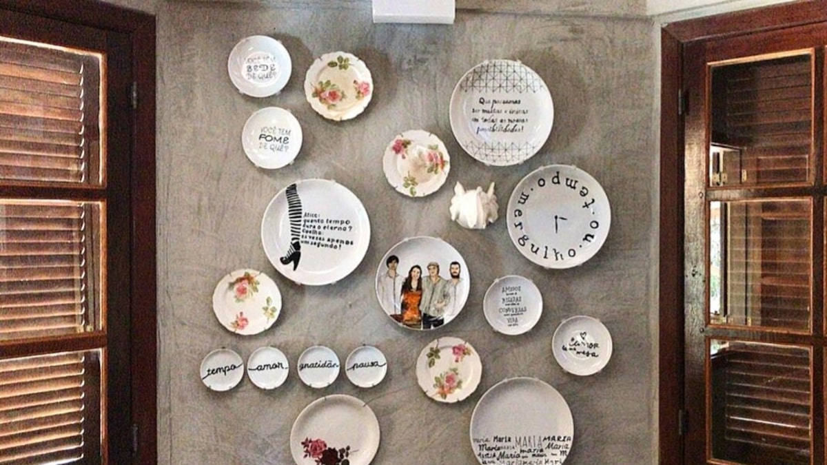 pratos de porcelana decorativos