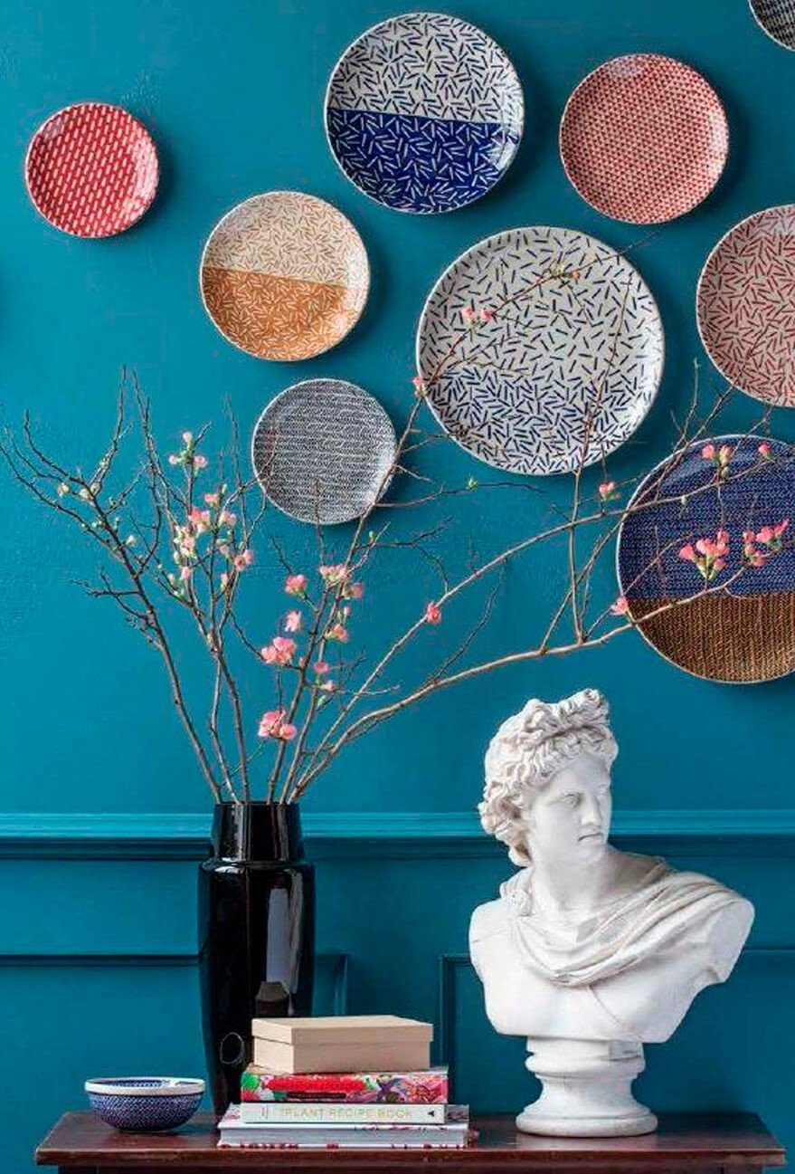 pratos de porcelana decorativos