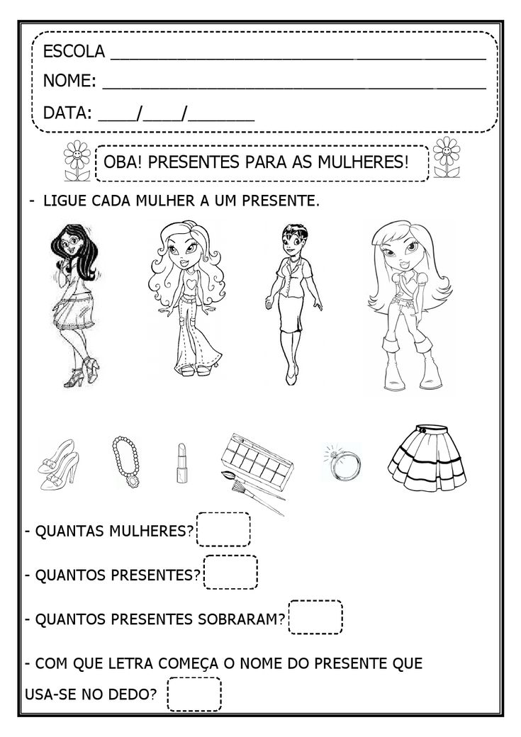 ideias de presentes com a letra D