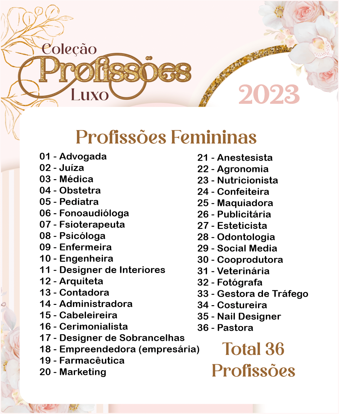 empregos que começam com o