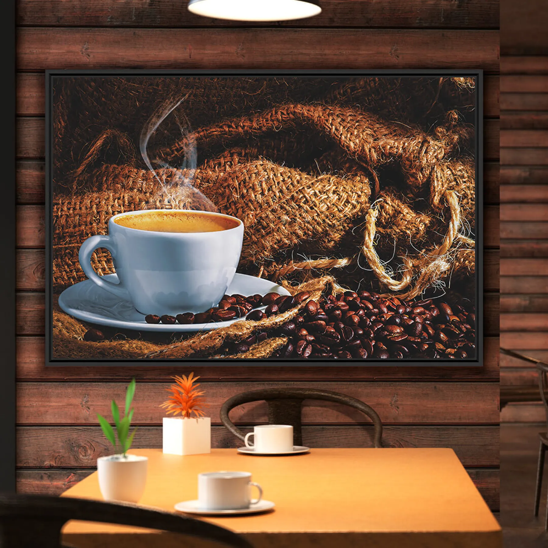 quadro lousa café