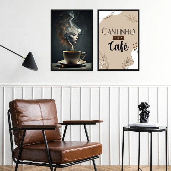 quadro de parede café