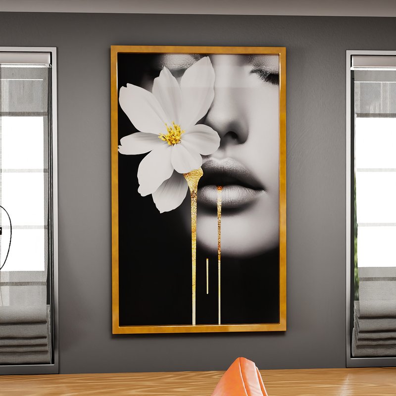 quadro preto e branco moldura caixa