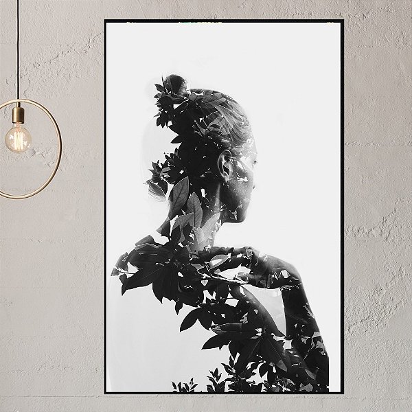 quadro moderno preto e branco
