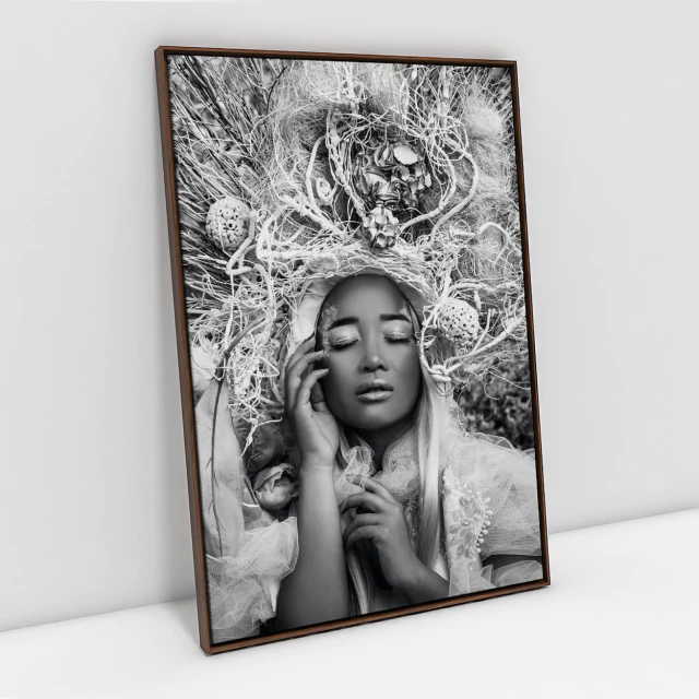 quadro preto e branco quarto
