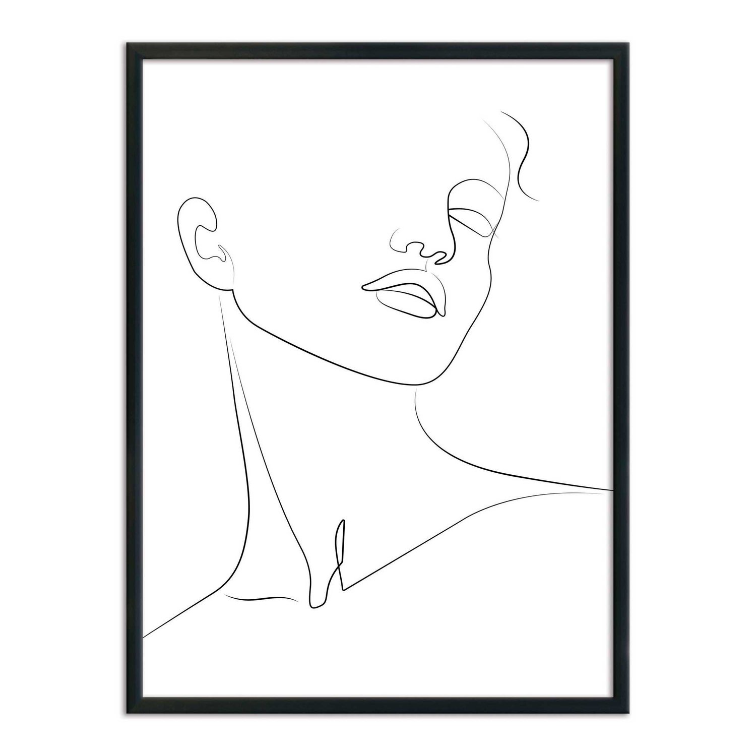 quadro minimalista preto e branco