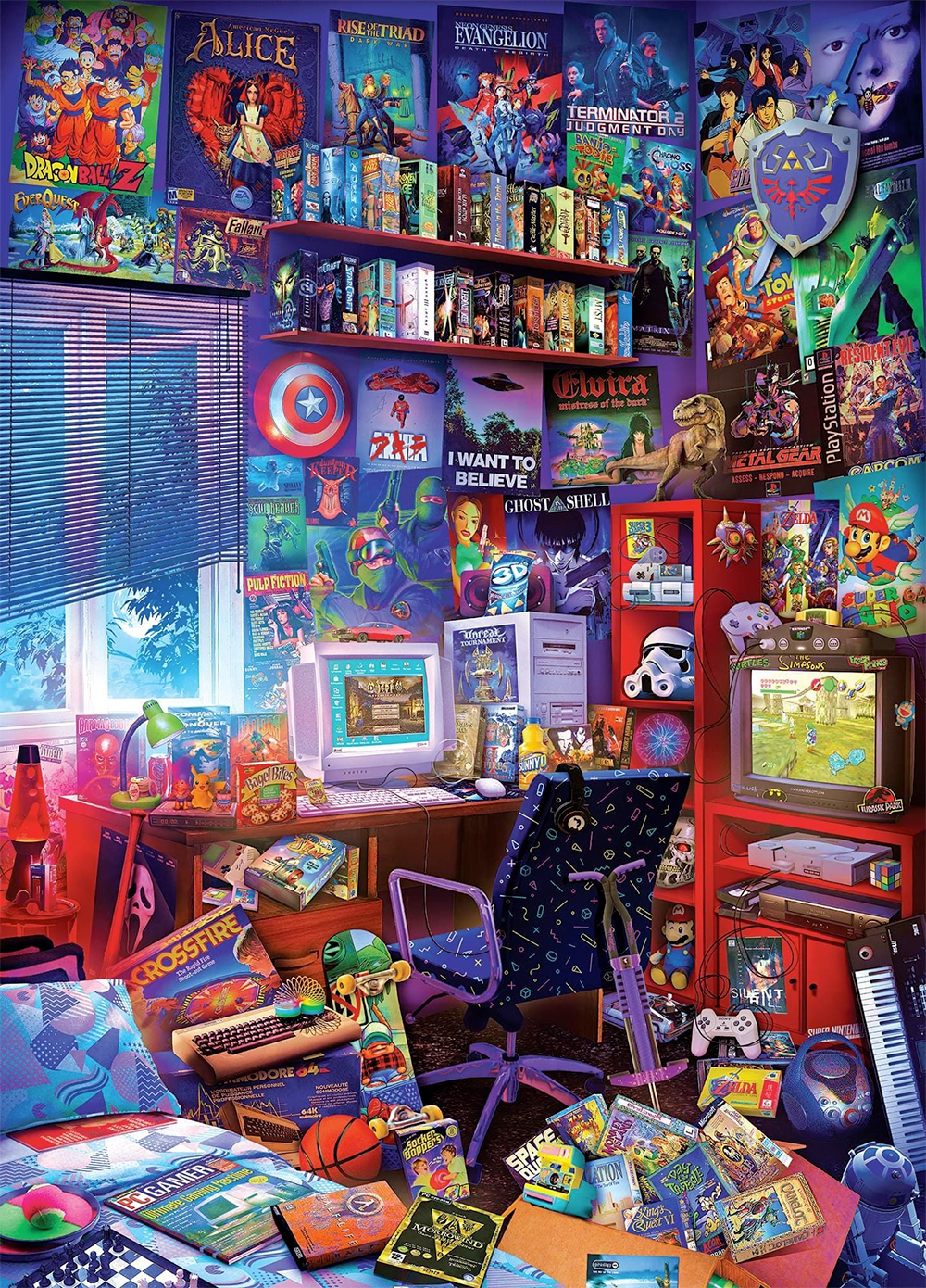 quarto retrô anos 80