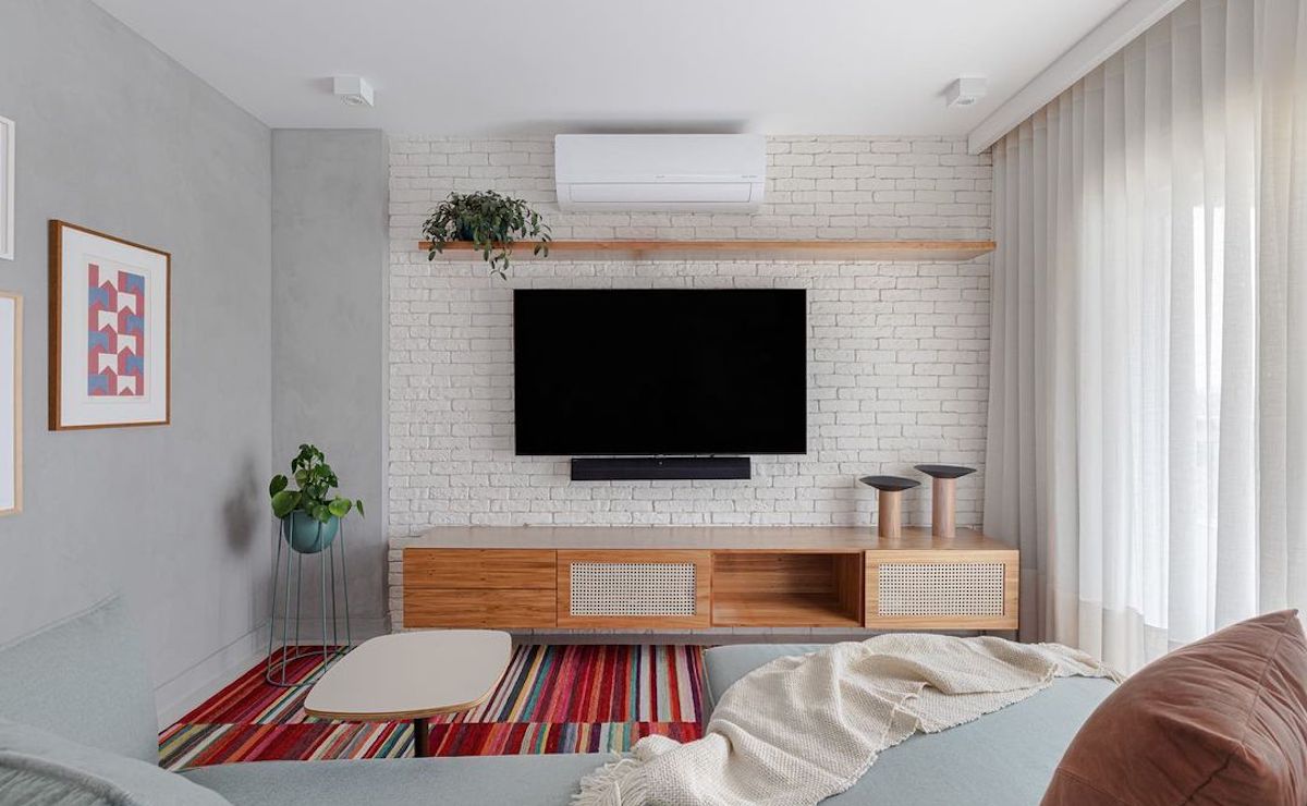 rack para sala com nichos