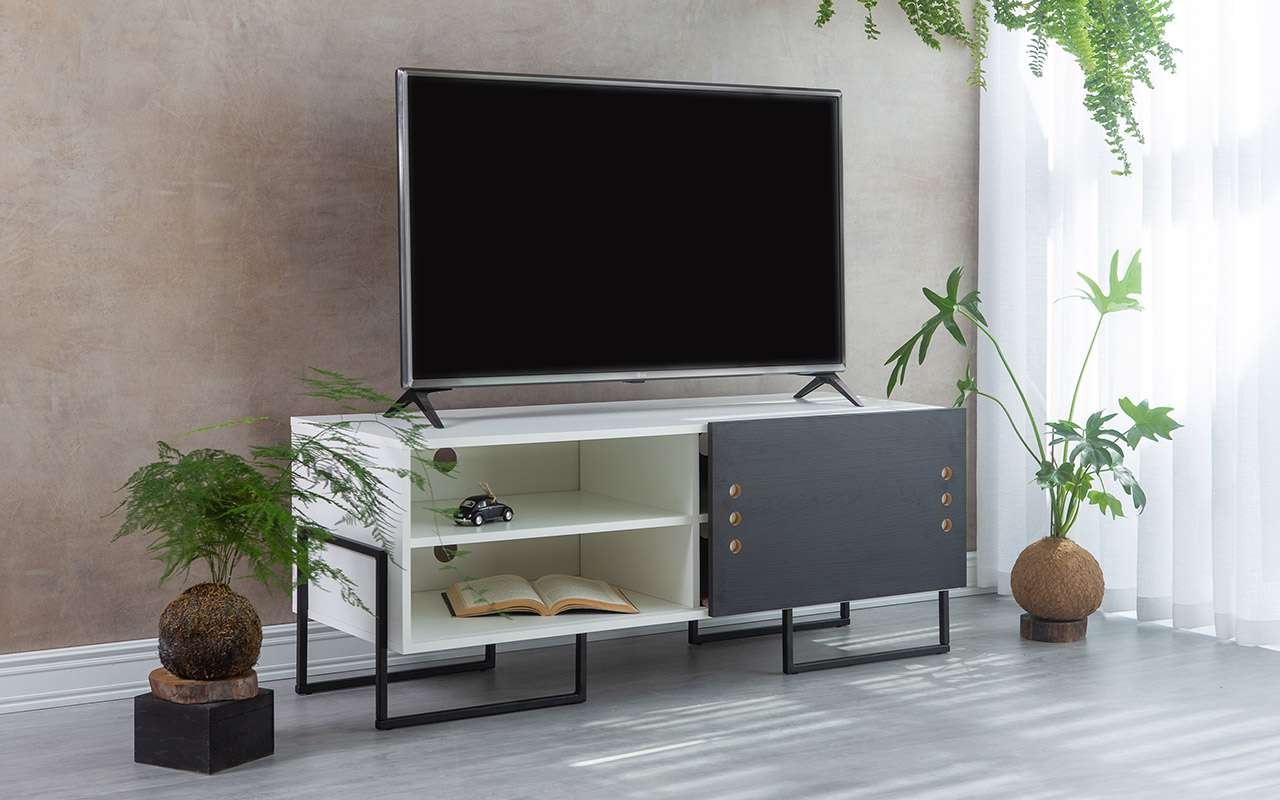 rack para sala com nichos