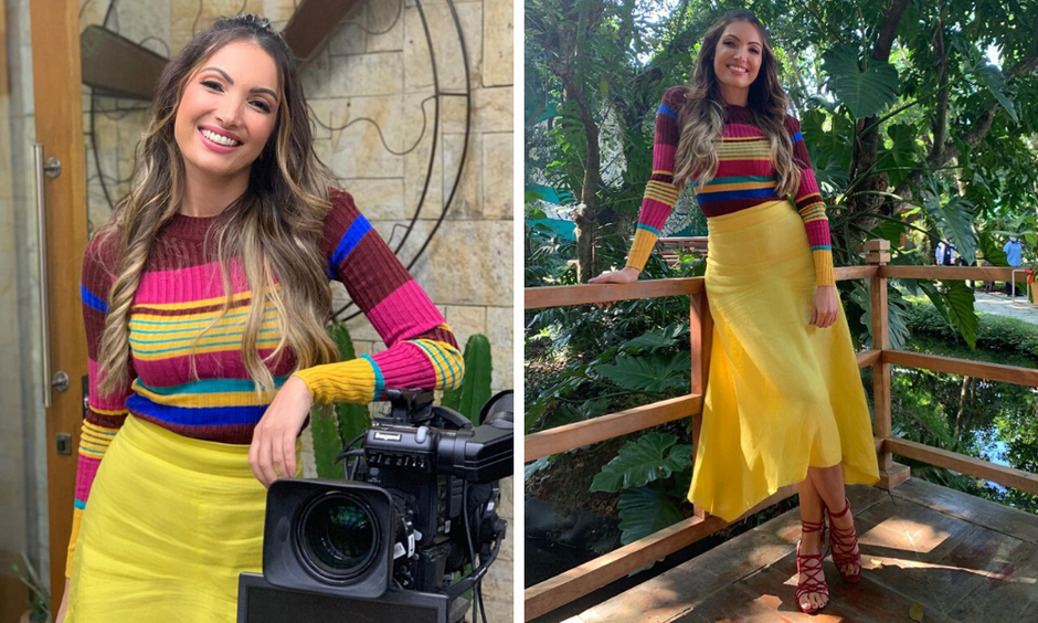 saia amarela vibrante looks
