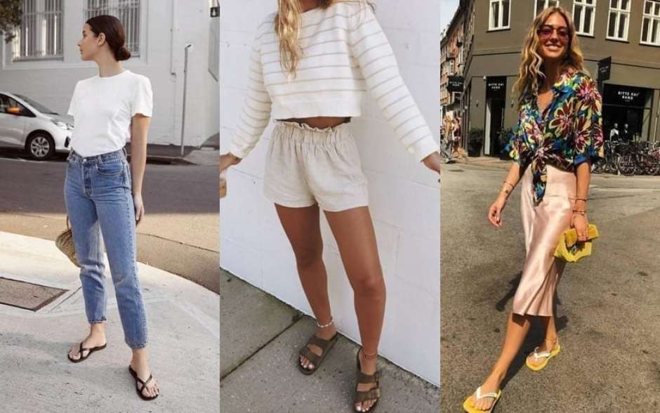 sandália barata looks