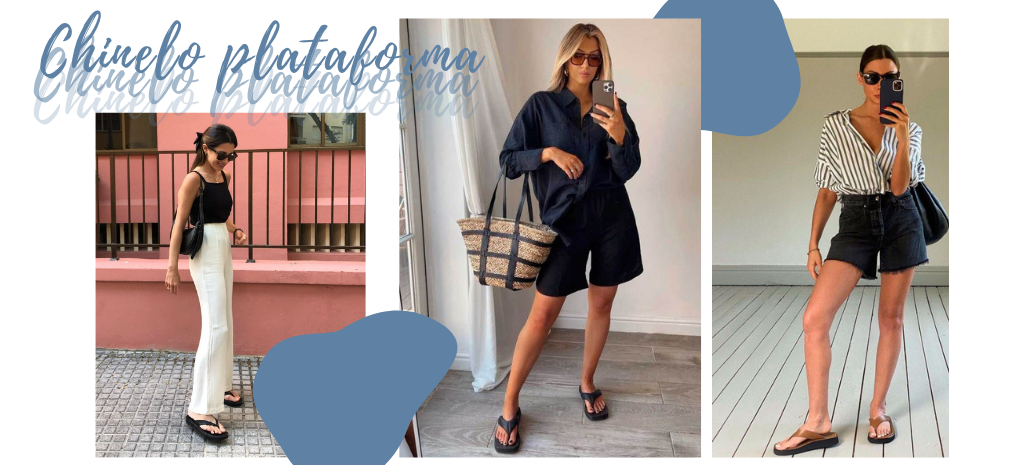 sandália salto bloco promoção looks