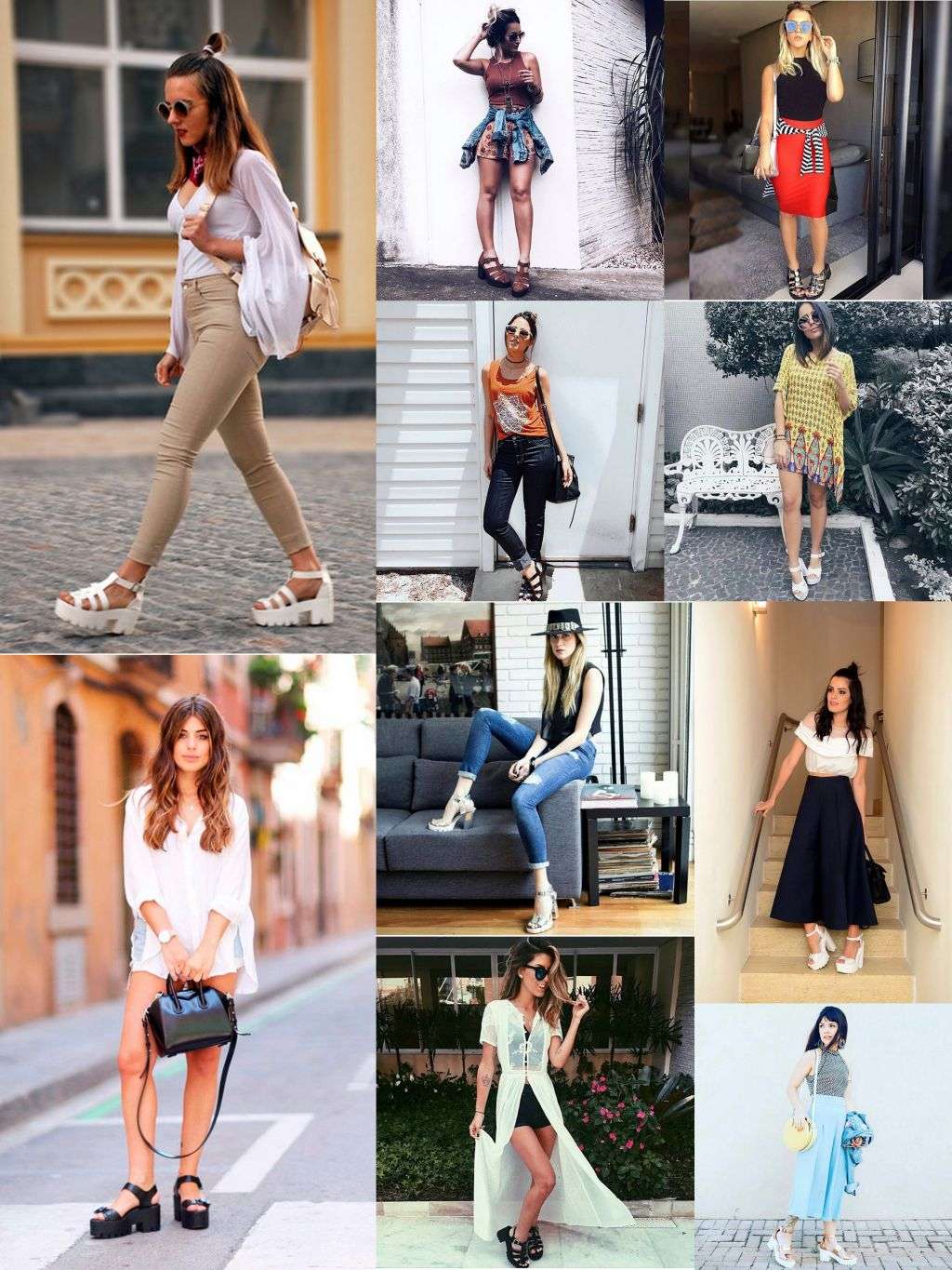 ideias de looks com sandália barata