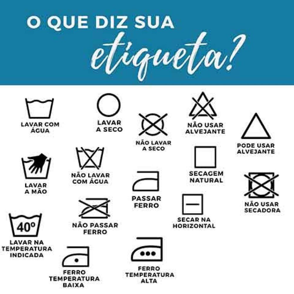 como lavar roupa etiqueta