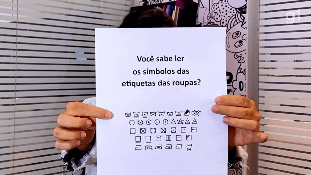 interpretar símbolos de lavagem