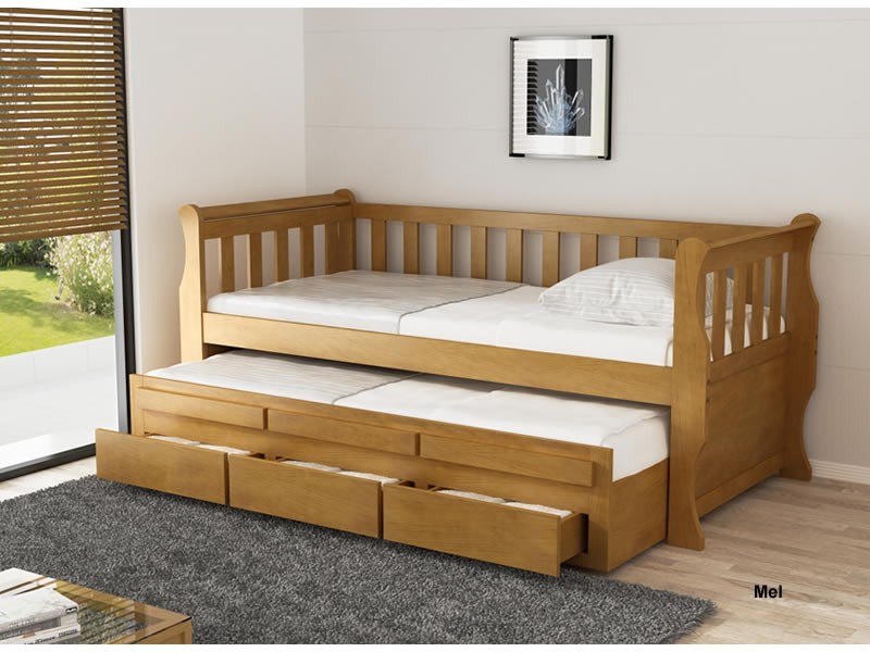 sofá cama casal madeira