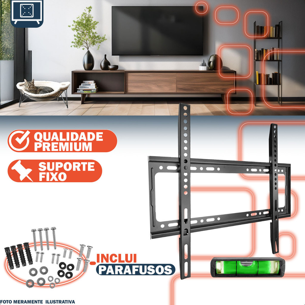 suporte tv 55 polegadas fixo