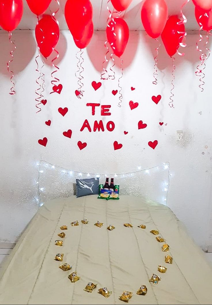 como fazer surpresa no quarto