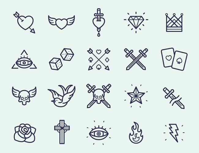 tatuagem geométrica masculina
