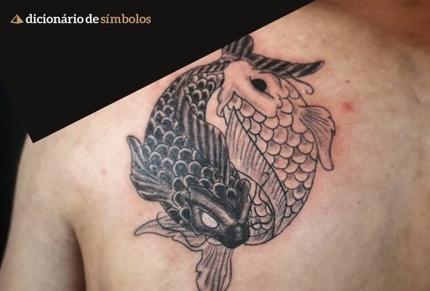 tatuagem carpa oriental