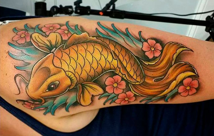 tatuagem carpa cores significado
