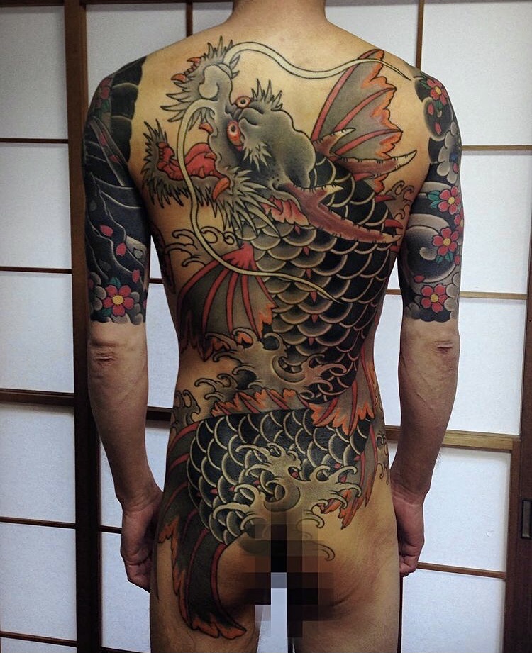 tatuagem carpa irezumi