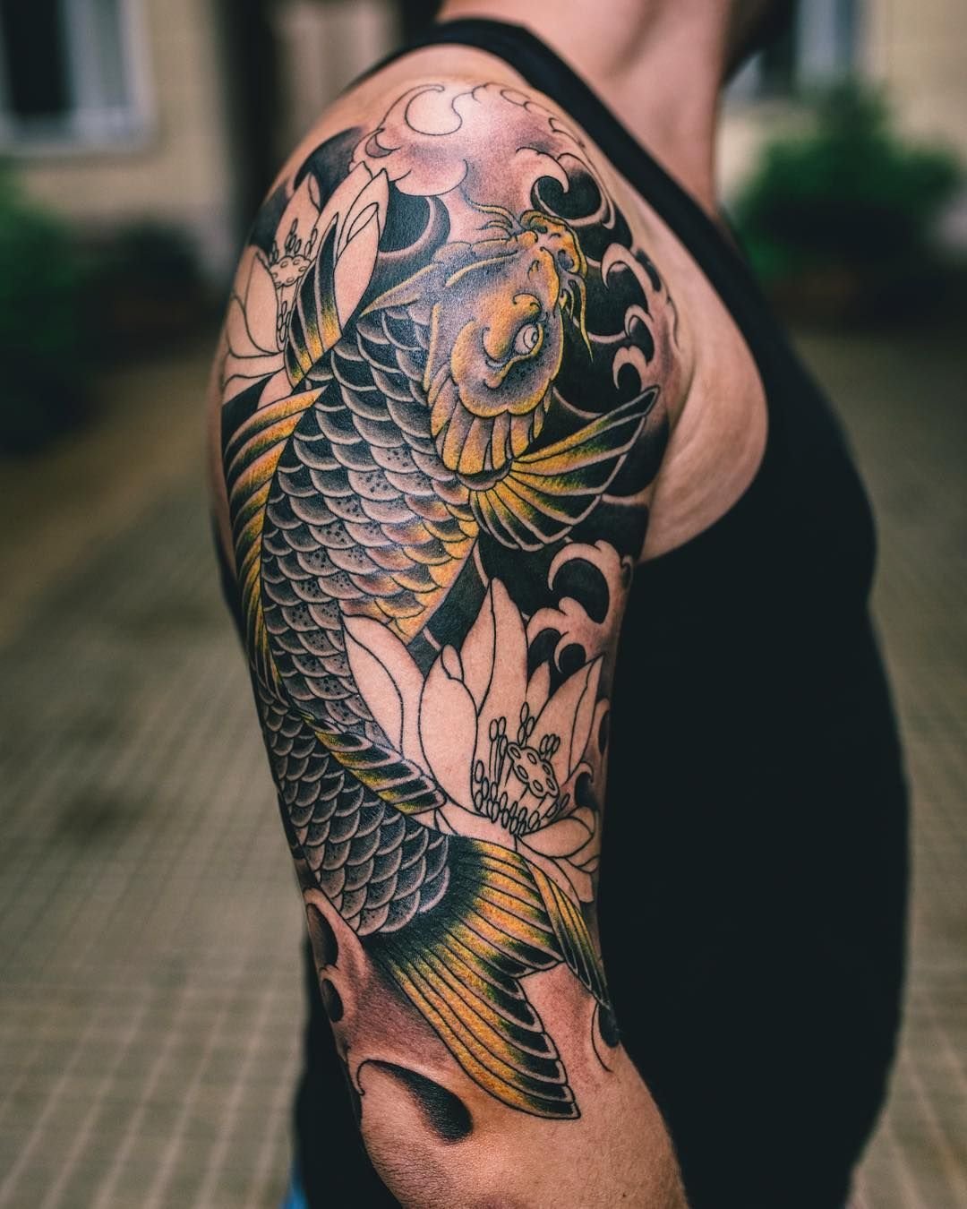 tatuagem carpa força superação