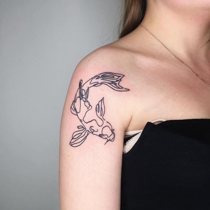 tatuagem carpa sorte prosperidade