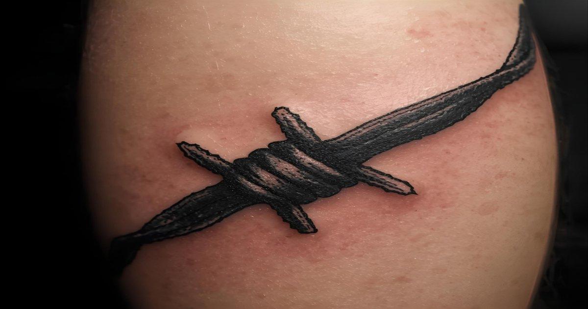 tatuagem arame farpado significado amor