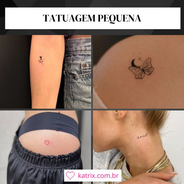 tatuagem de frase curta feminina