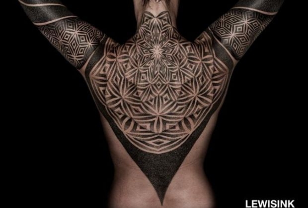 tatuagem costas oriental masculina
