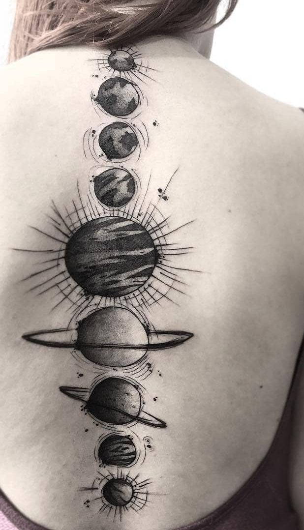 tatuagem costas leão masculina