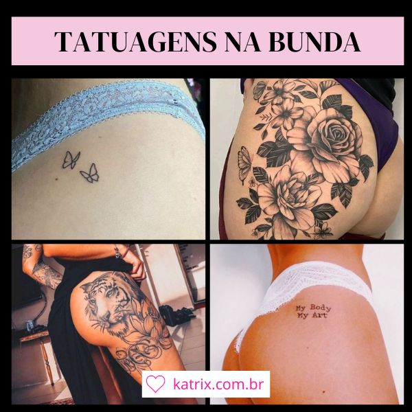 tatuagem no sulco infraglúteo