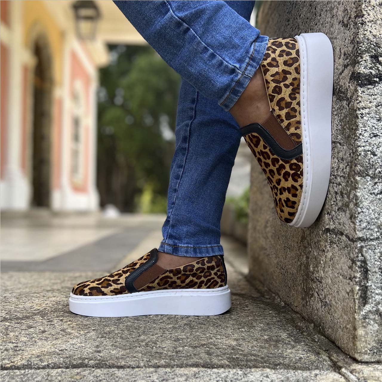 tenis slip on para festa