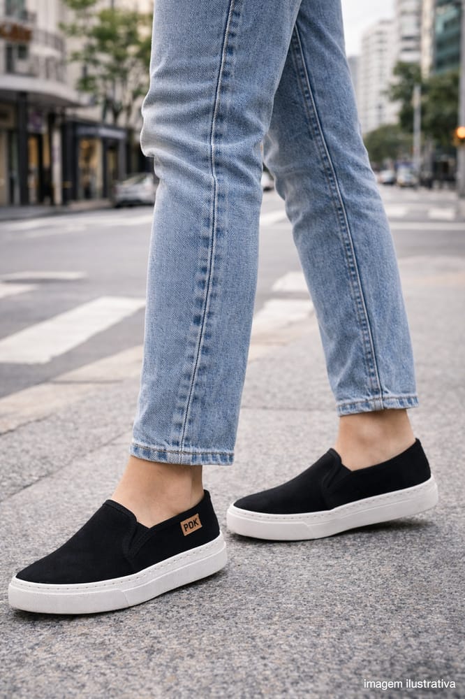 tenis slip on casual