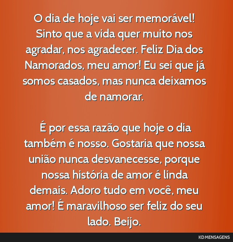 frases de dia dos namorados