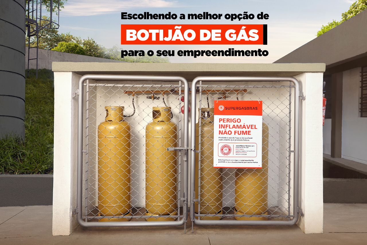 qual botijão de gás comprar