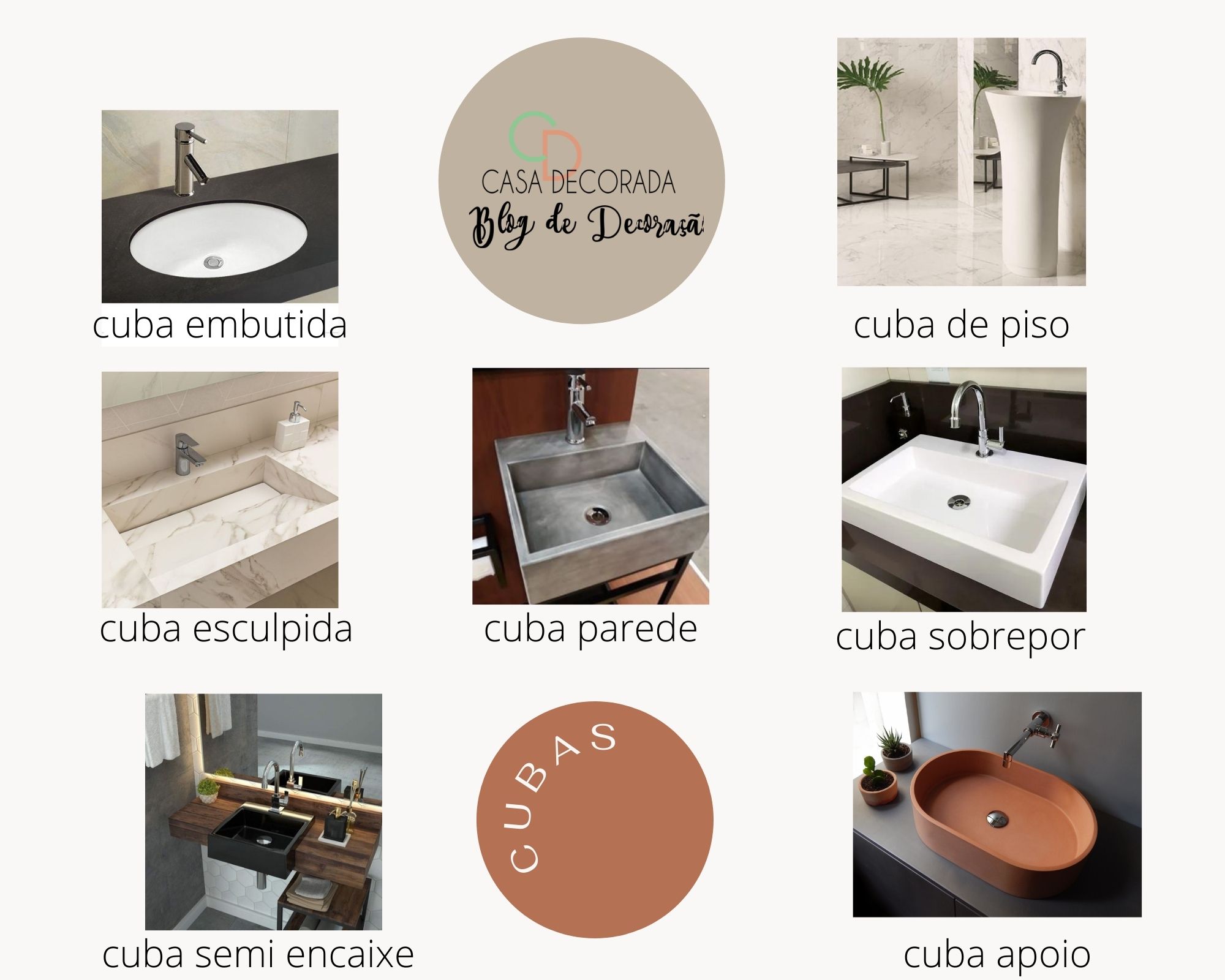cuba de cerâmica