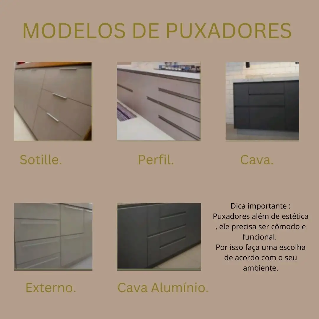 puxadores de zamac