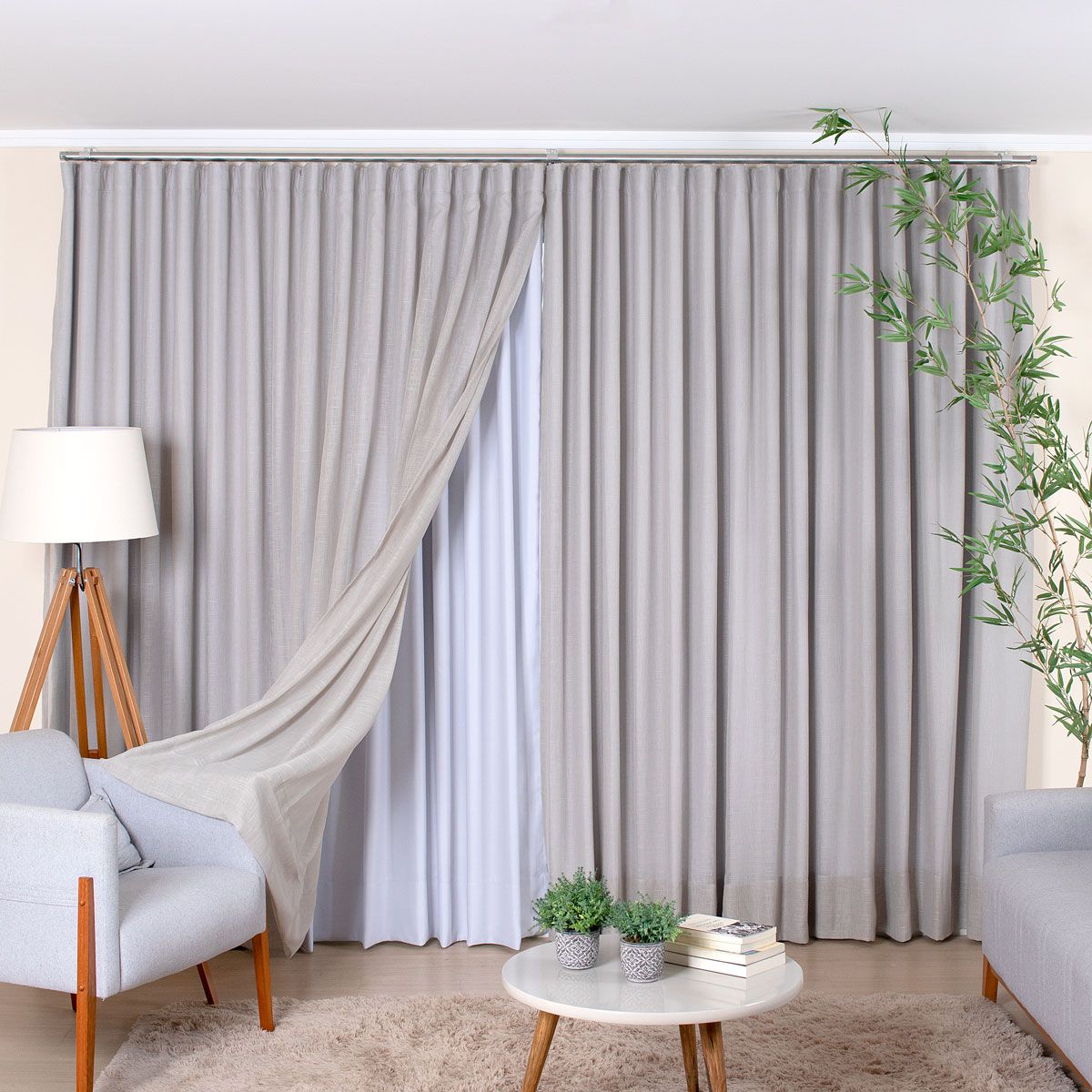 trilho para cortina wave